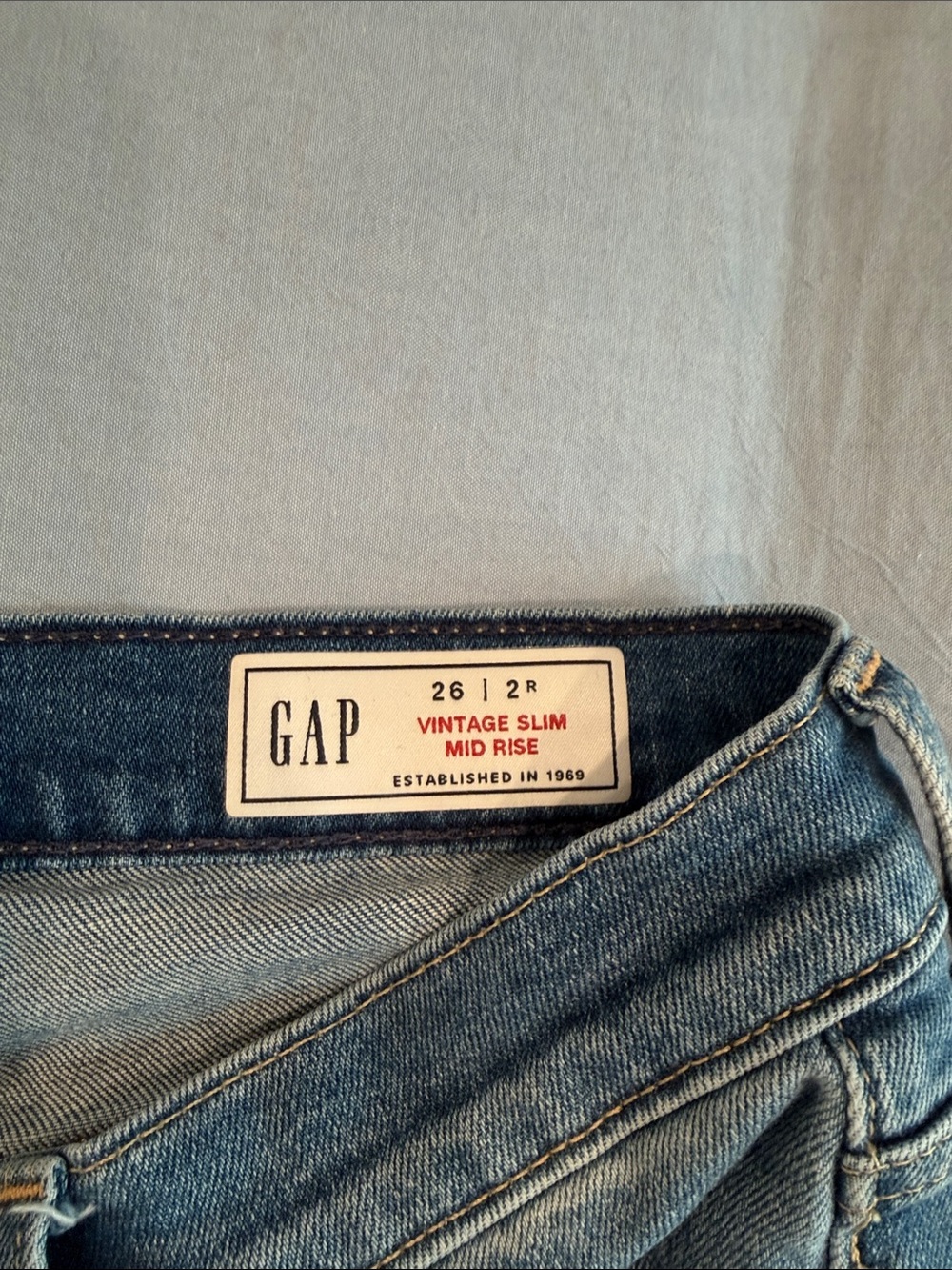 GAP Women's Medium Wash Straight-Leg Jeans - Picture 3 of 4